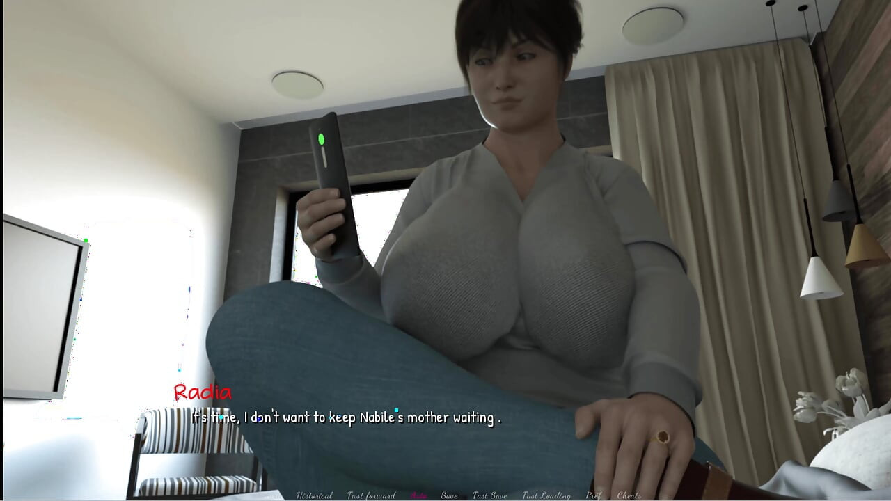 Metf #31: Radia gave him a blowjob under the counter and got a mouth full of cum