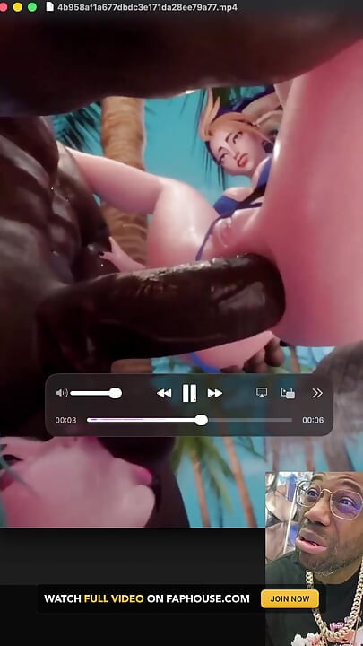 Obrovské velké černé péro šuká peklo z těsné zadkové díry League of Legends