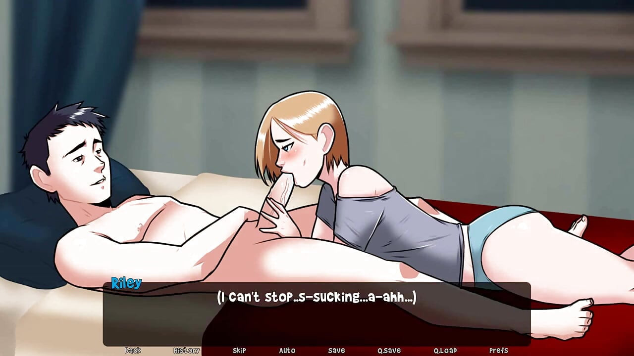 Dawn of Malice: stepsister sucks her stepbro  off and sniffs his dirty pants while masturbating ep 22,23