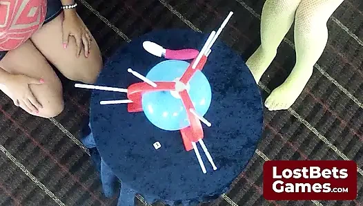 The Strip Prick Prick Bang loser got to pleasure herself on the couch