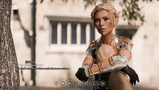 The Seven Realms 50 - Атлас трахает Idril Moon Elf на открытой территории