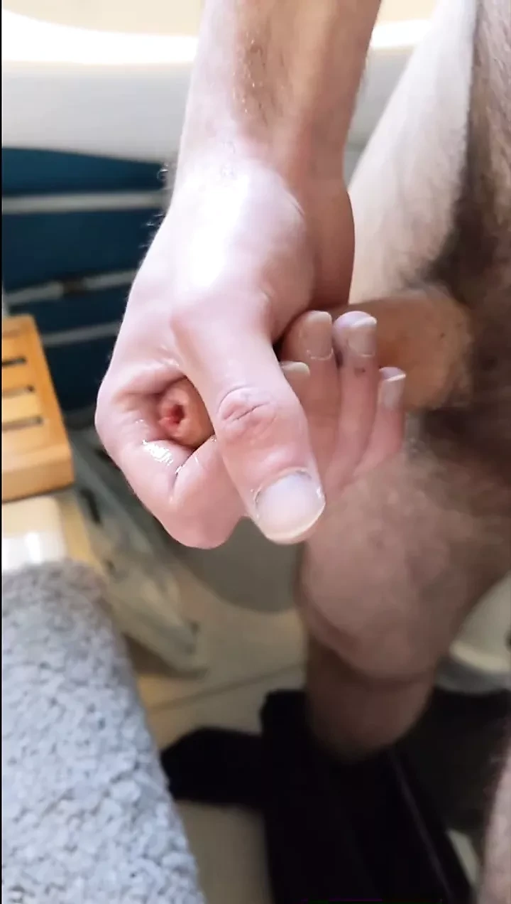 Masturbating then fucking a pocket pussy
