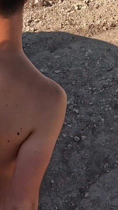 Tam agf :: genç çift açık havada kameraya yakalanan koşu sırasında sikişiyor! | Klip 2