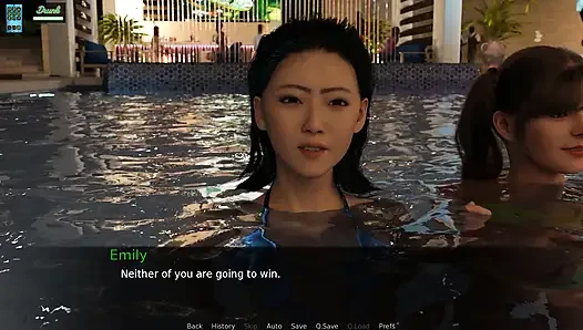 Paradise city: cewek rambut pirang yang nyepong pria kulit hitam di pesta seks - episode 12