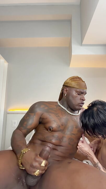 Hot Big Dick Interracial Flip Fucking!