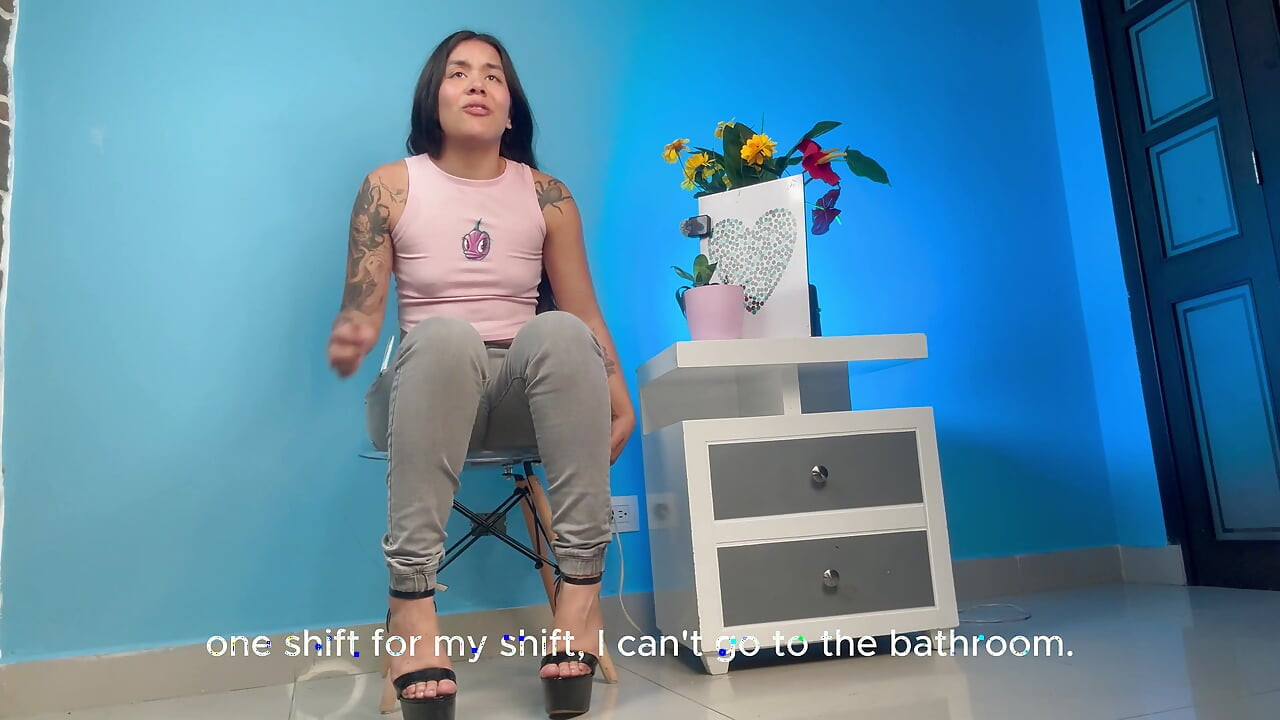 Ich verzweifele bei der Bank, Wet jeans