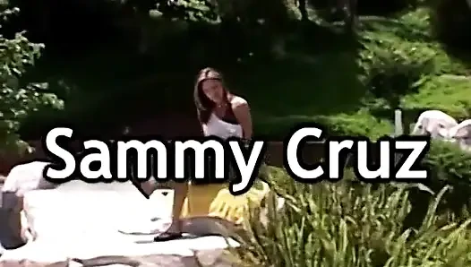 Sammy experiments with a big cock