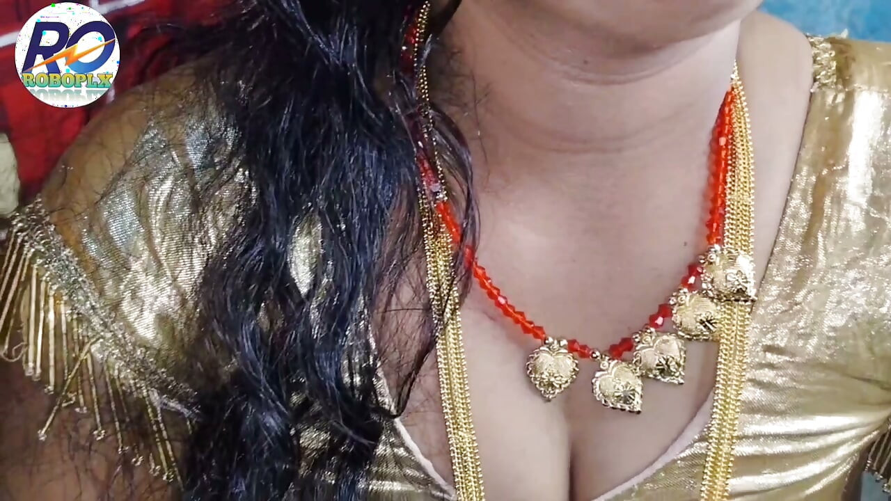Desi village new marriage house wife's mouth is vigorously sucking cock and her breasts are being massaged by her lips Part (1)