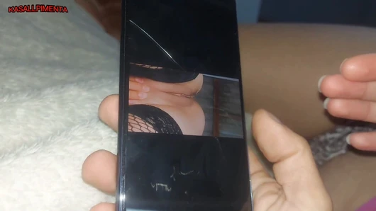 Wife confesses to cheating in bed so her husband can catch her sending nudes to her boss