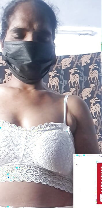 Village aunty video call with white inner
