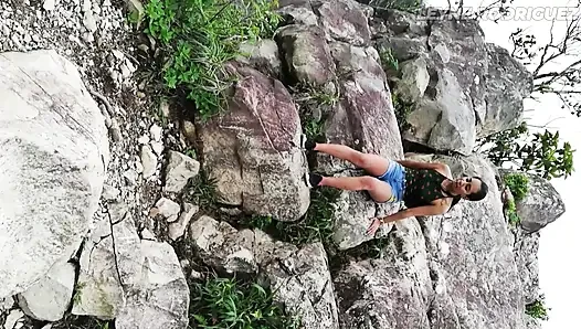 Caught Outdoors! Huge Amateur Compilation of This Hot Latina Petite Having Public Sex
