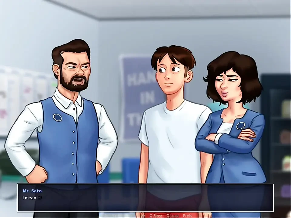 Summertime saga - Johannes fucked Debbie.
