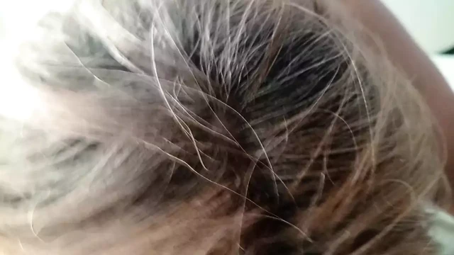 Playing with my friend's grandma's tits when he's not home