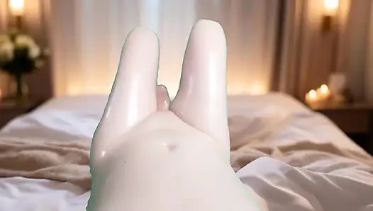 Extraordinary Way To Cum Hot Cute Cumming Load White Juice of Pretty Sissy