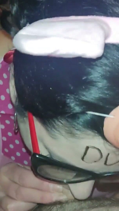 Submissive wife worships cock in pig outfit | Clip 2
