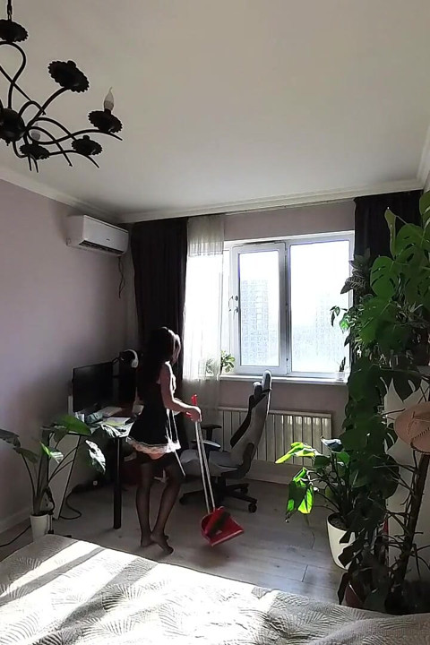 Hired a Maid to Clean the Apartment... but in the End, He Fucked Her