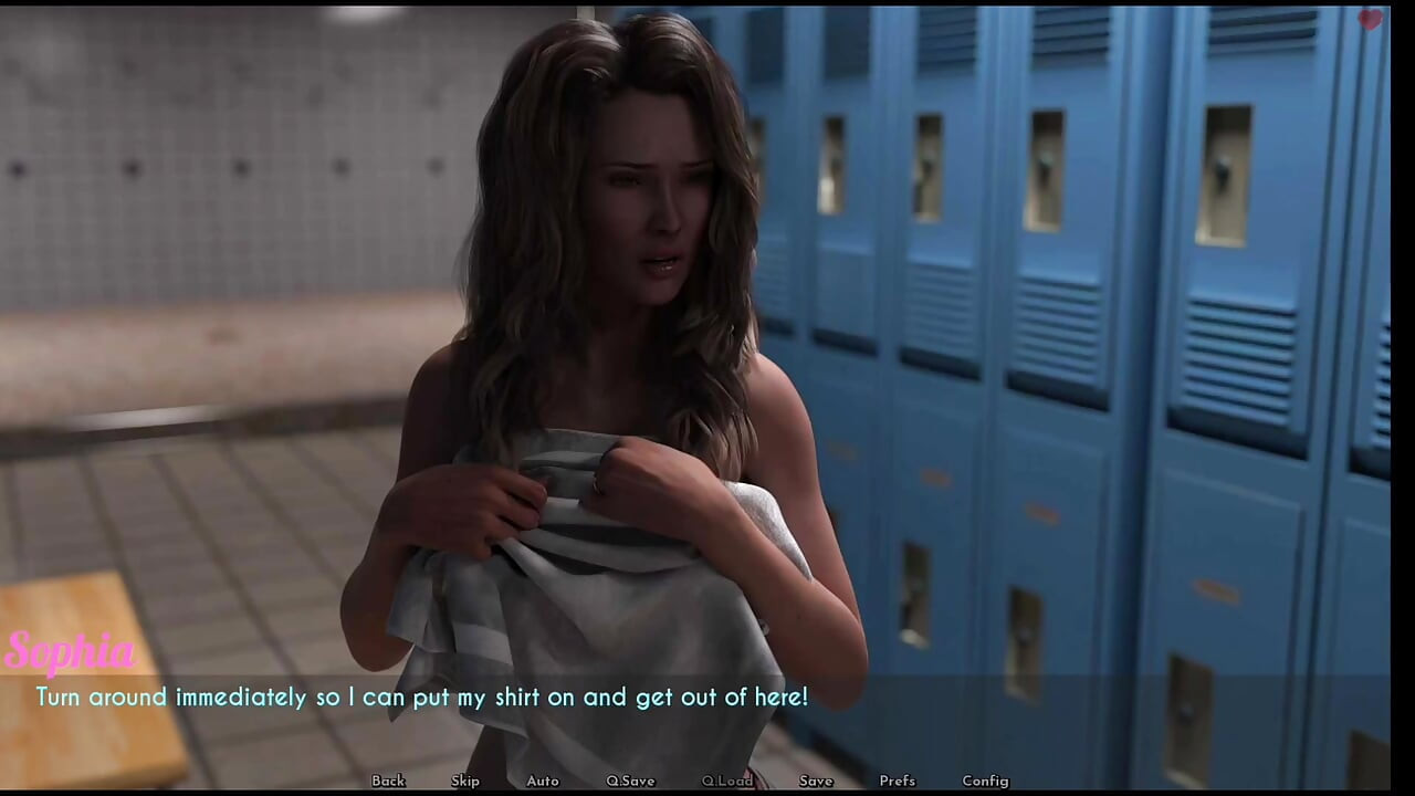 Dylan wanted to shower where Sophia bathed went to common shower he got a big dick