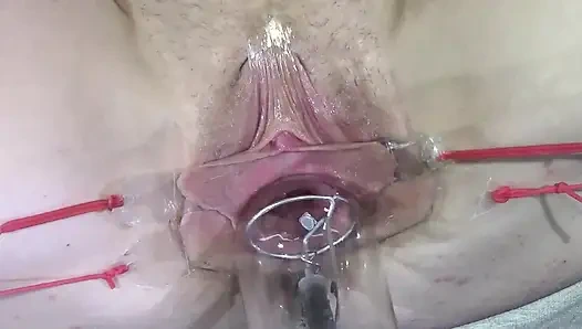 11 Far Spread Pussy Close up Fuck with Lamp 1000 Watt