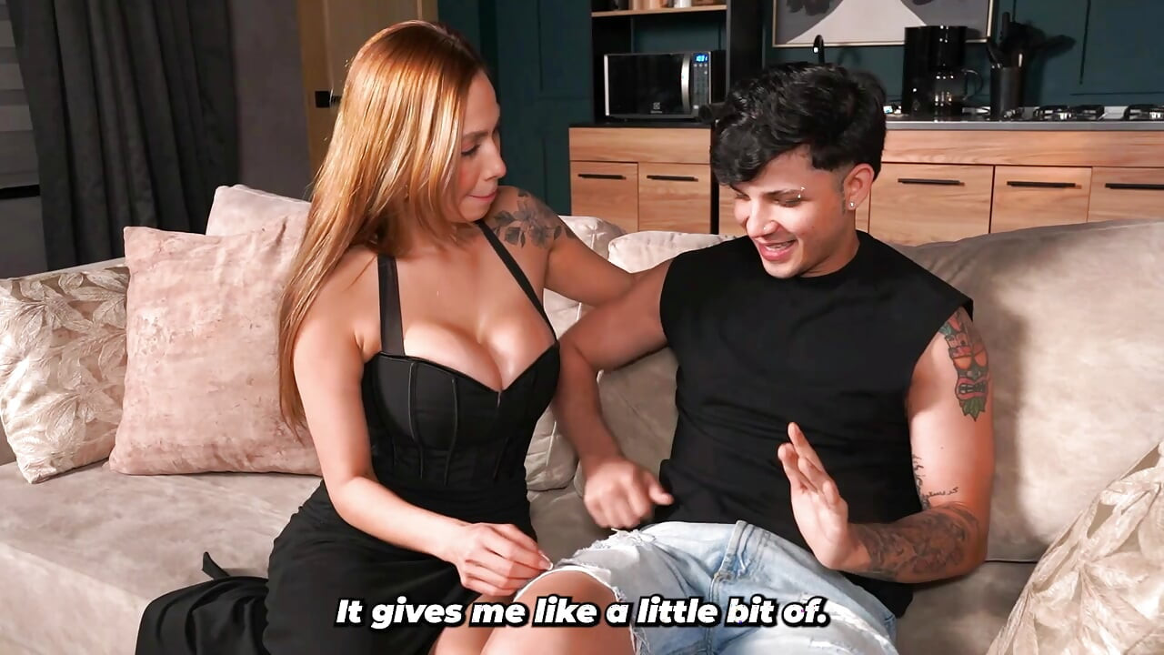 Step-mom with big tits knows how to keep her stepson happy