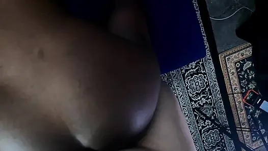 Ebony teenager neighbor fucked raw and came on her face