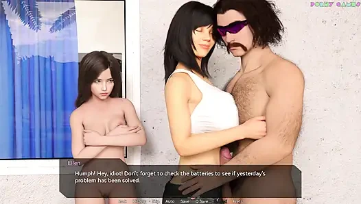 Pulau bulan madu oleh tk8000 - menggerayangi memek penyapu itu di kontolku 3