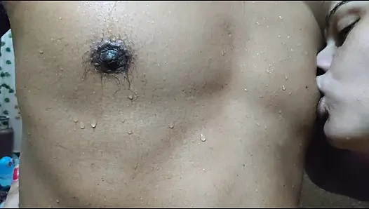 Romantic bathroom sex with hot wife