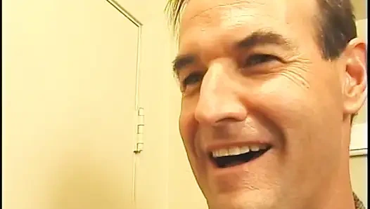 Leggy Brunette with Great Tits Fucked in Her Hairy Pussy After Blow Job on Sofa