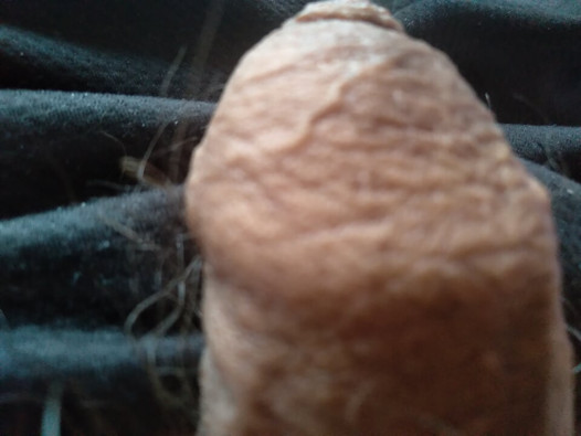 gay man masturbates his very wet and hot penis