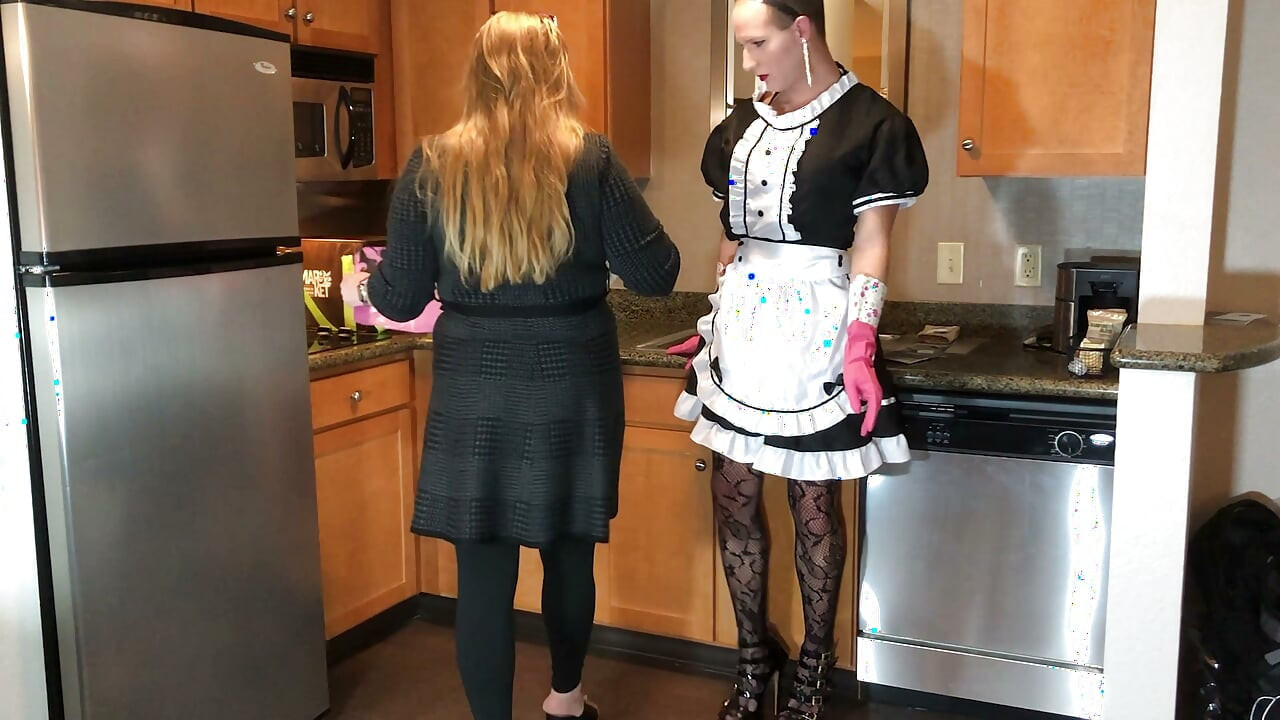 Crossdressing in Order to Be Hired for Maid Position (full Movie)