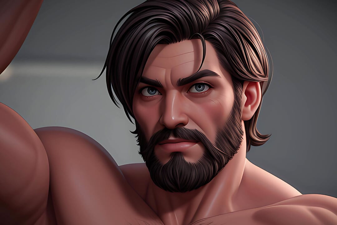 Scruffy Hunks: Slideshow of Scruffy 3D Cgi Men
