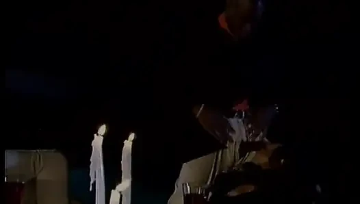 Lusty Blindfolded Chick in Lingerie Gags on a Mutant Dick Then Gets Fucked