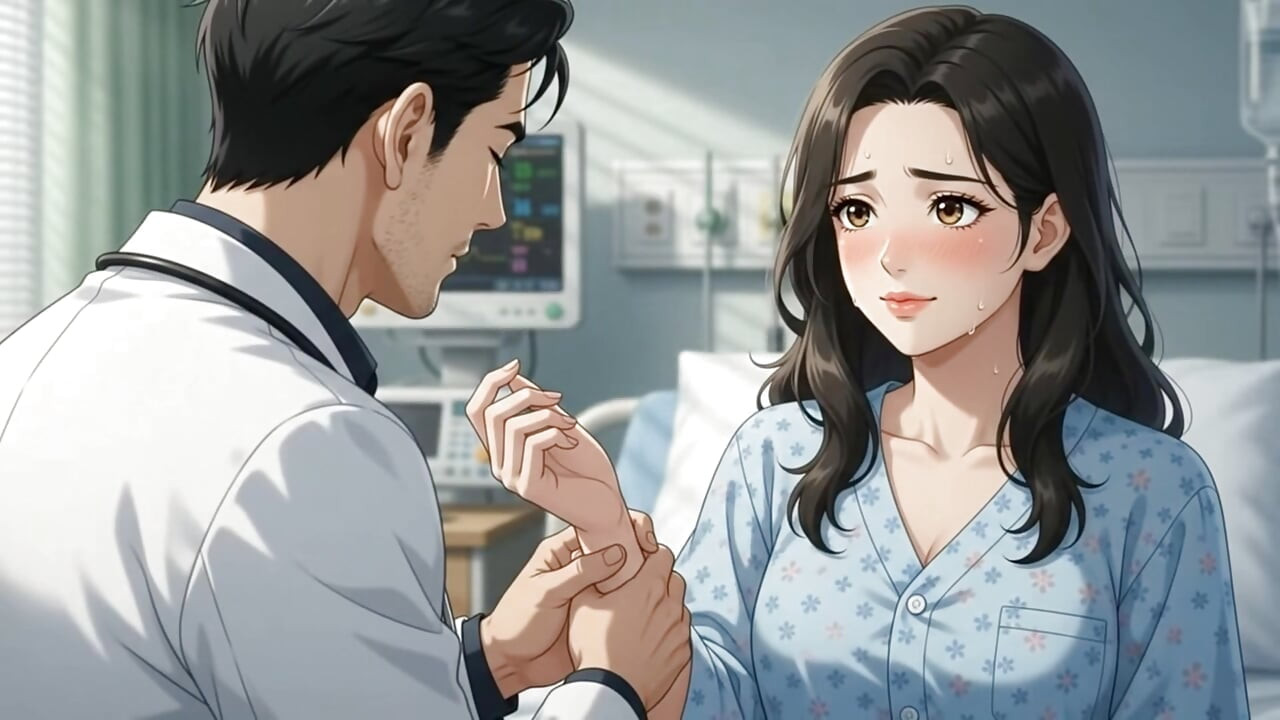 Horny doctor seduce milf and fuck her ass hard