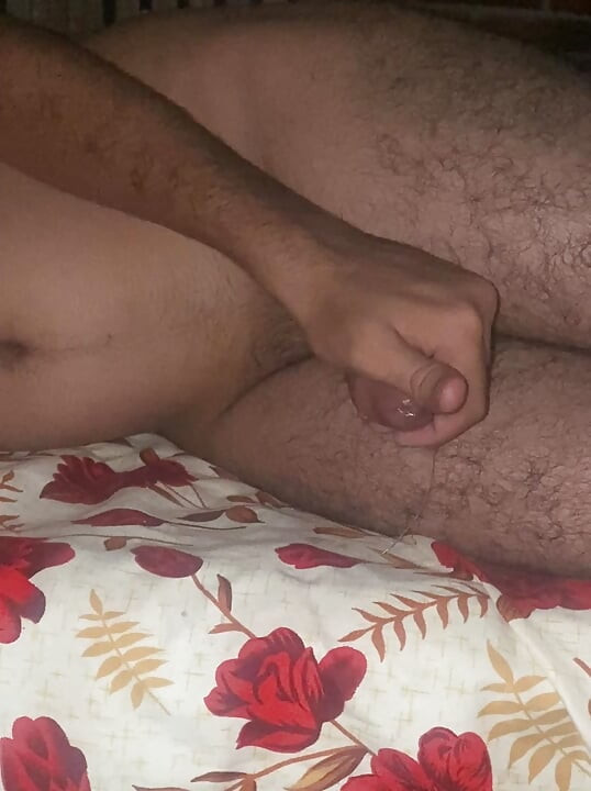 Massage dick hard enjoy guy