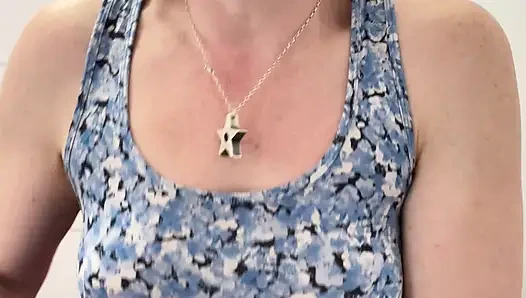 De-robing to try on new clothes whilst birthday shopping - filming fail!