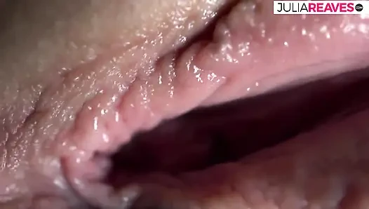 Sexy babe fucks her tight pussy with a dildo till she cums