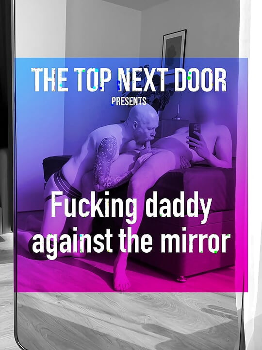 Fucking Stepdaddy Against the Mirror