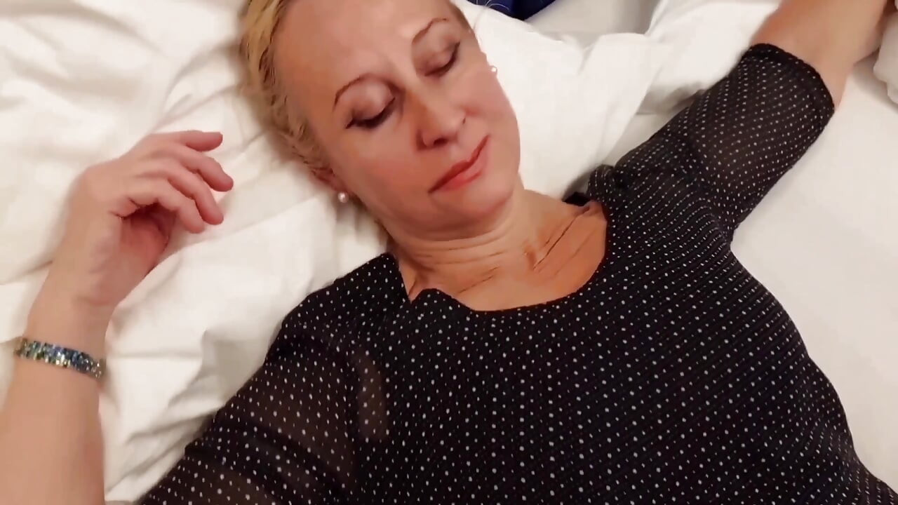 Mature Blonde Wife Enjoys Sex