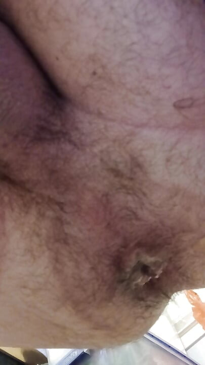 Pushing out cum and farts from loose butthole