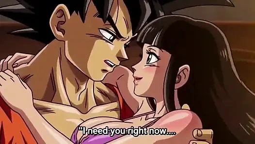 Goku соблазняет свою беременную жену за то, что делает анал в первый раз