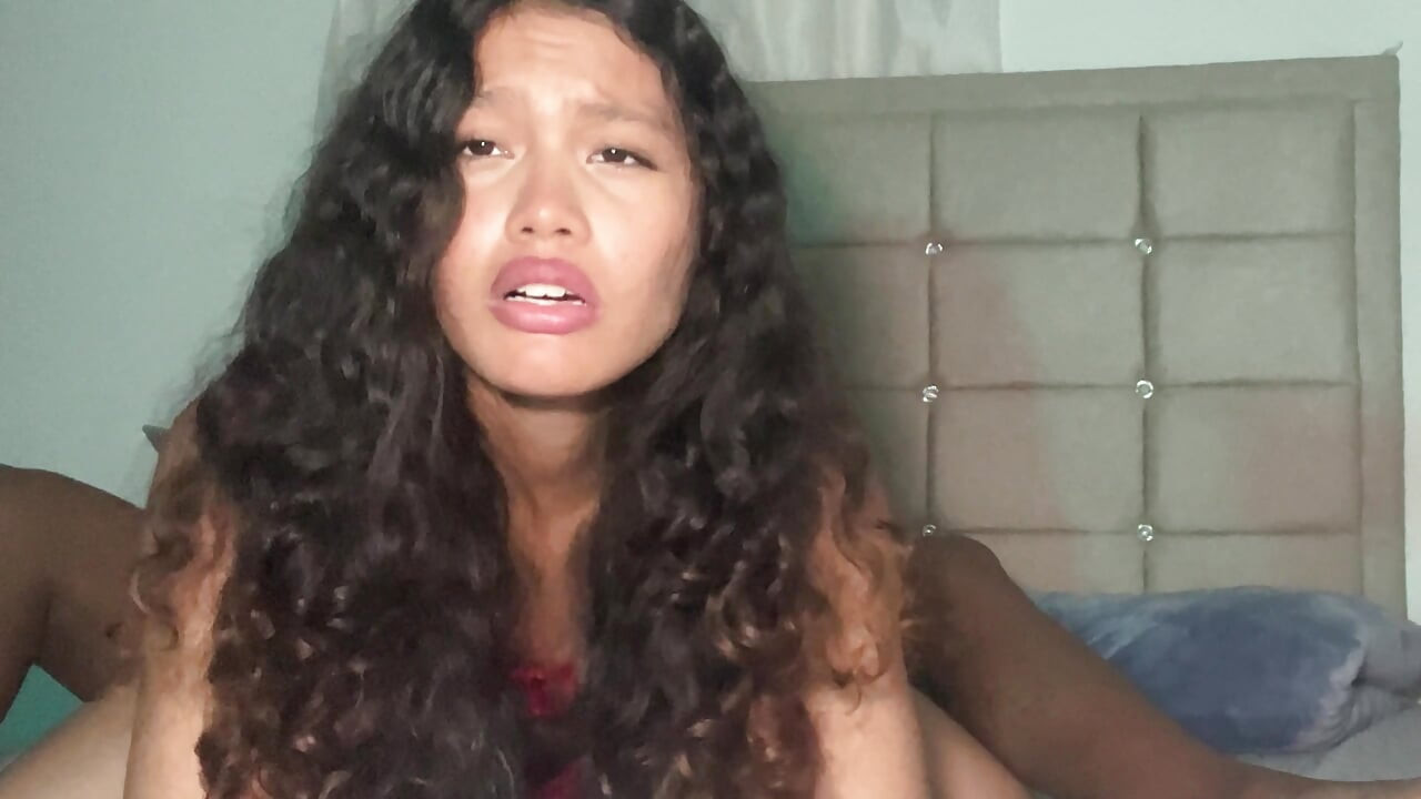 Horny Teen in Red Lingerie Gets Fucked