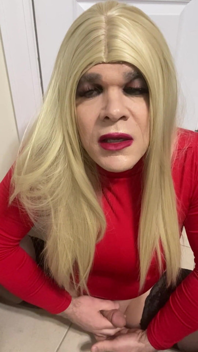 Sex driven horny Crossdresser talks dirty and then has  boyfriend tell her he’s going to slut her out for his friends | Clip 2