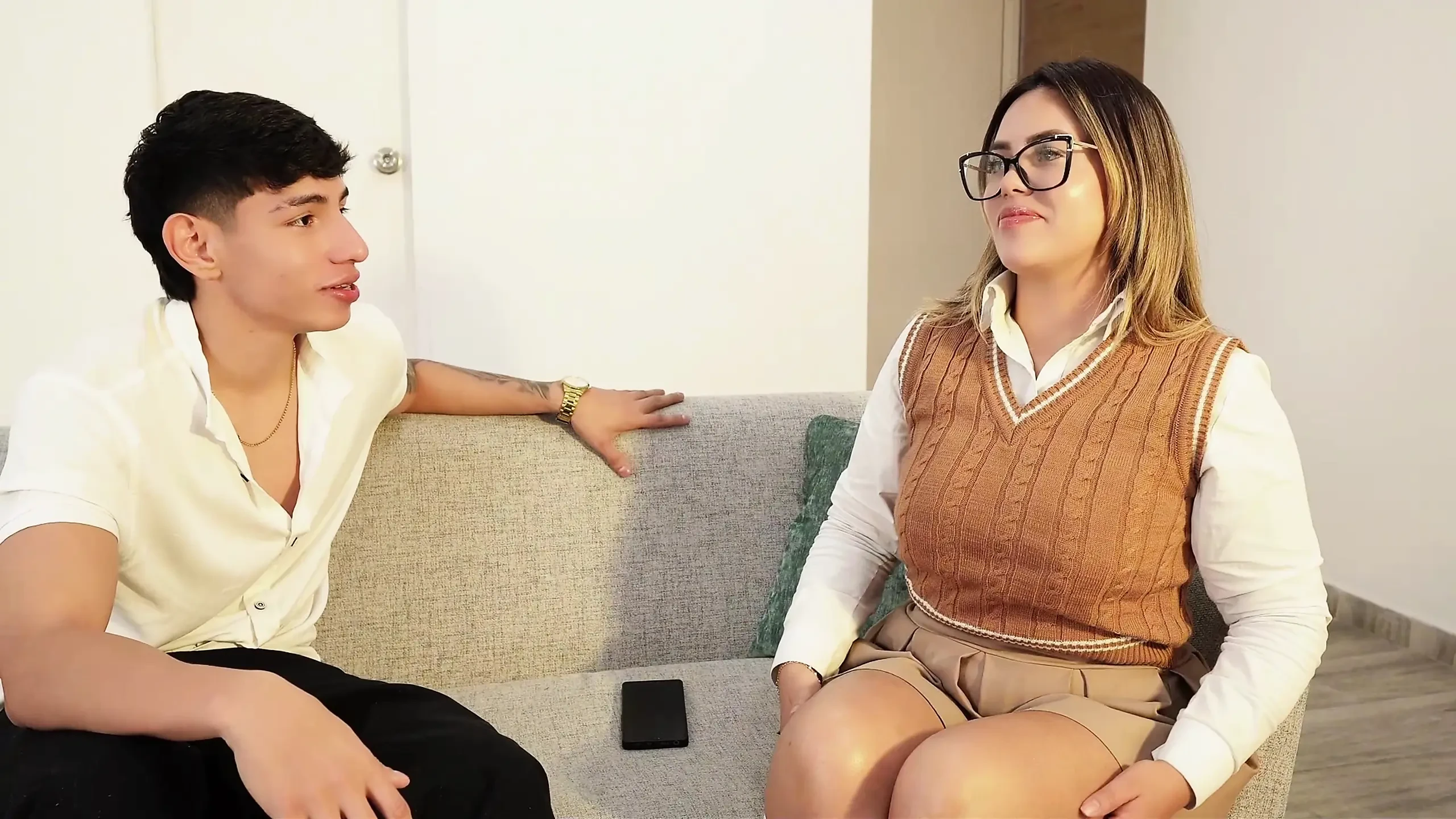 The professor helps me save my semester in exchange for sex