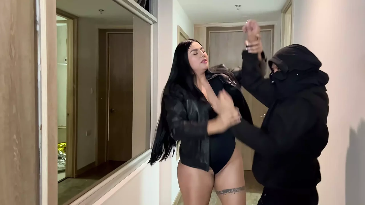 Very Slutty and Horny Latina Ends up Being Fucked Hard by Her Victim Part 1