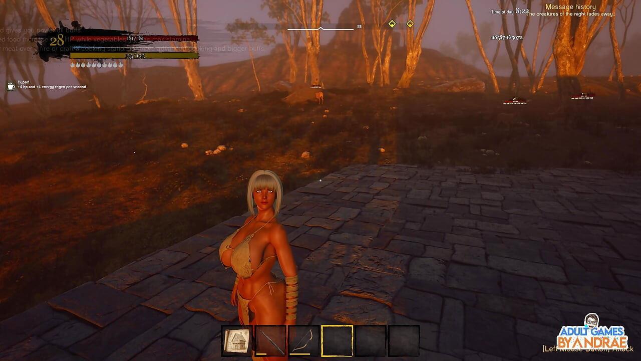 EP7: 사악한 섬에 스톤 하우스 주방, 침대 및 목욕 을 구축 (게임 플레이)