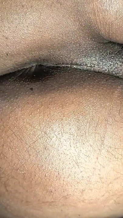 Close-up Deep BIG Butt Plug Masturbation Indian Brown  Tight Pink Asshole | Clip 3