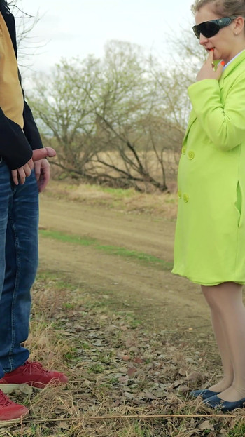 Memorable moment from "NO RISK!  A RANDOM STRANGER IN PANTYHOSE COULD NOT RESIST THE HARD DICK OF AN EXHIBITIONIST STRANGER"