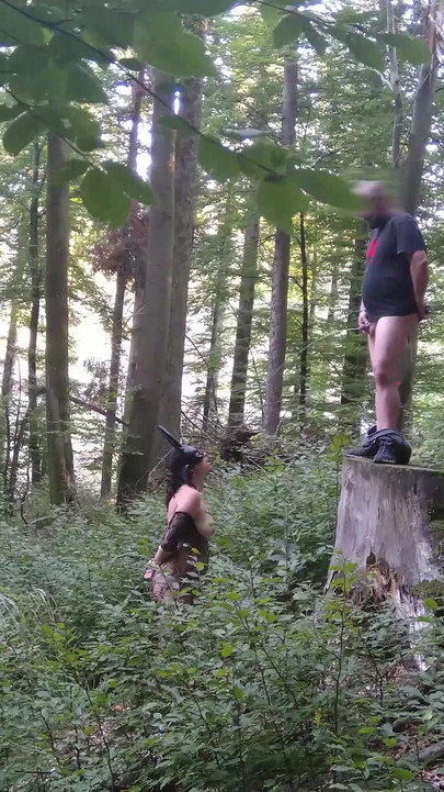 Captivating moment from "The BEST a good whore can get: Cum & Piss at once to mix it up for a nice COCKtail in her greedy mouth"