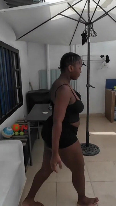 Bad Bitch Ebony In Hot Sun Full Of Ideas Dirty Talking Her Way The Whore Slut Went Wild Take Out Big Pierced Tits - Mastermeat1 | Clip 1