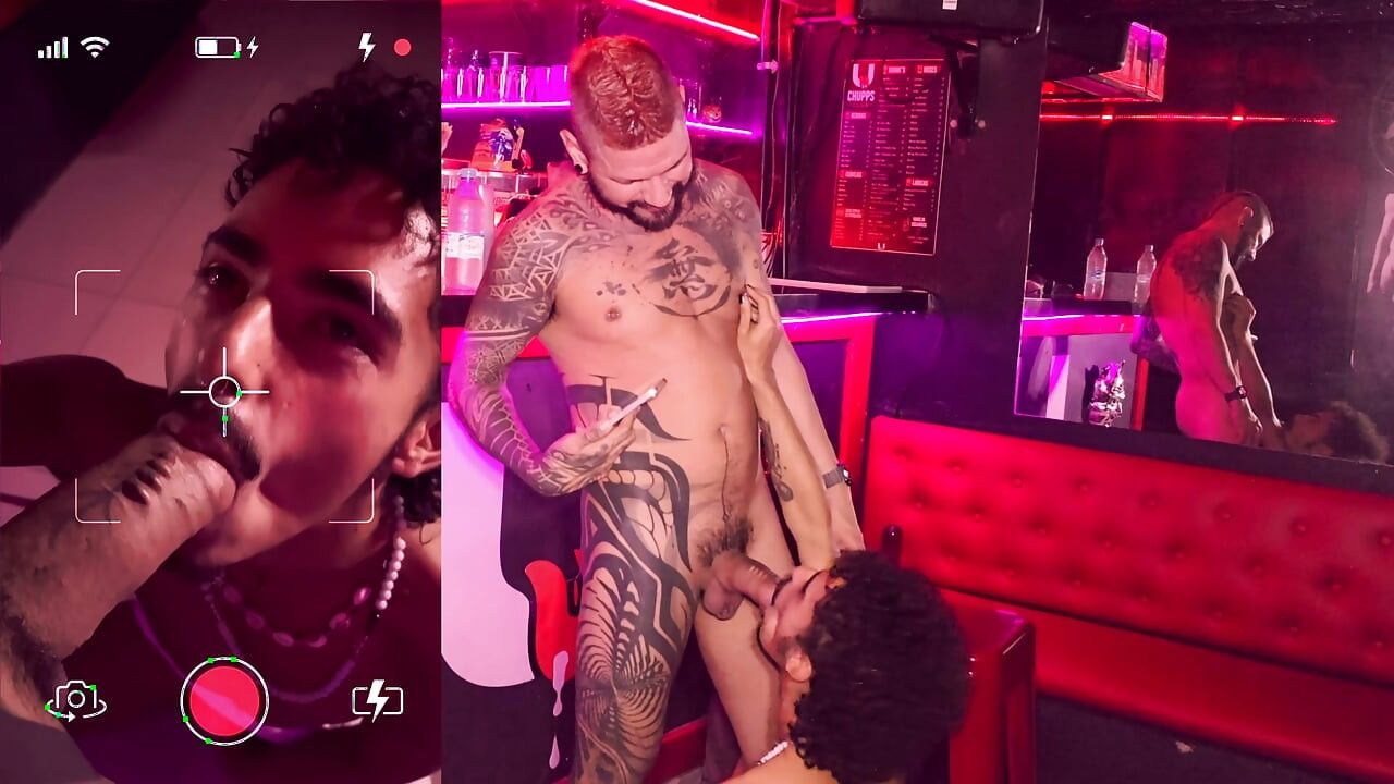 Having sex for the first time in the Sauna with a mexican with a piercing of his dick