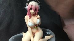 SOF super sonico figure bukkake cum shot